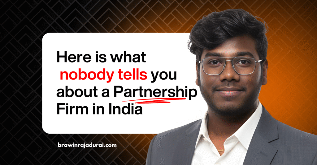 what is a partnership firm in india